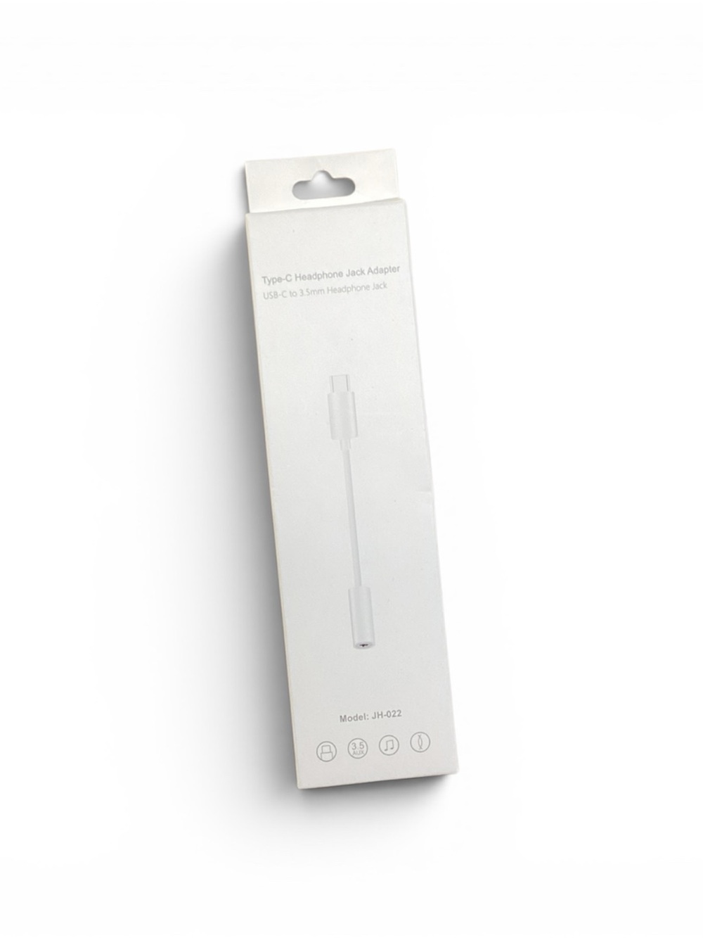 Type-C to 3.5mm Headphone Adapter - White
